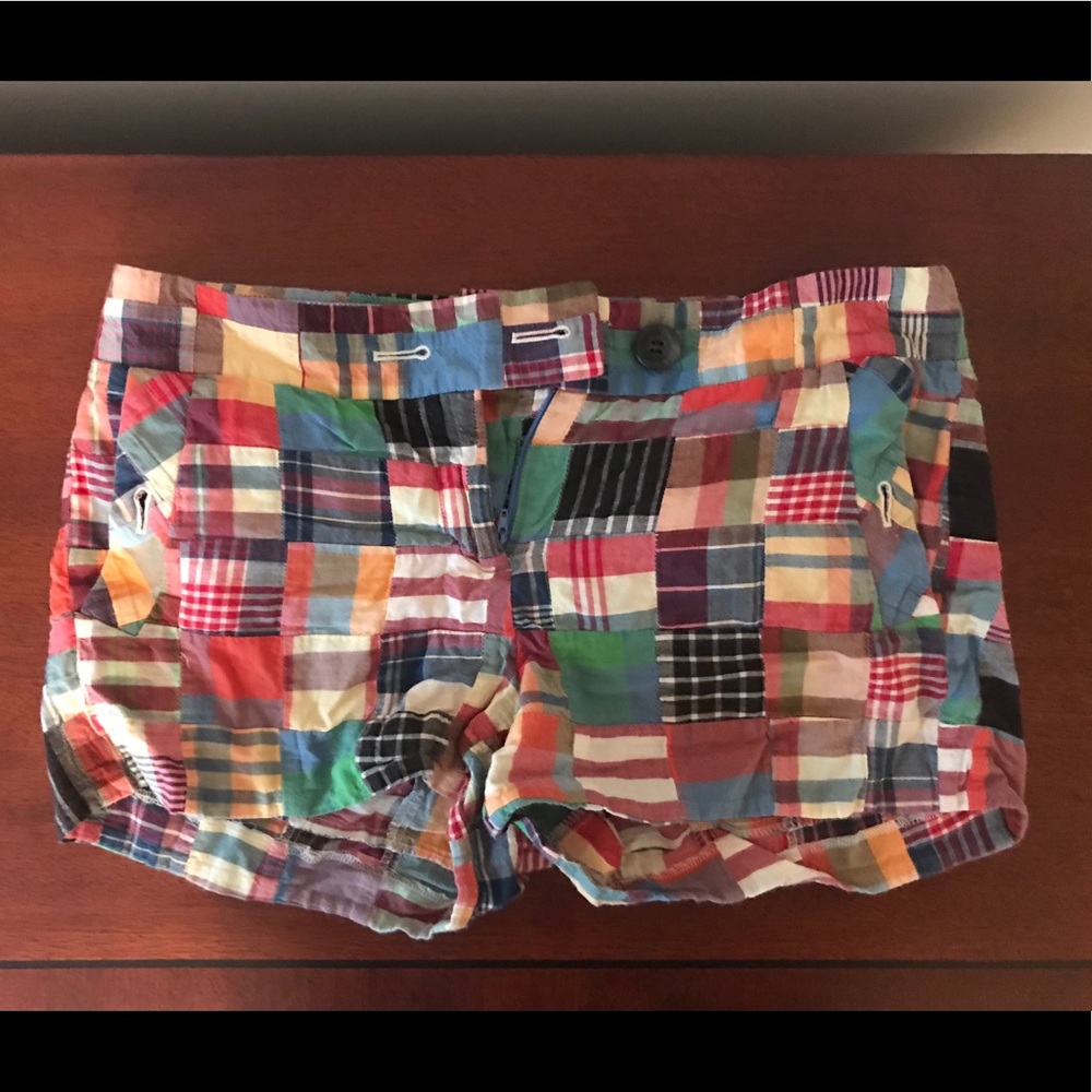Jcrew patchwork shorts